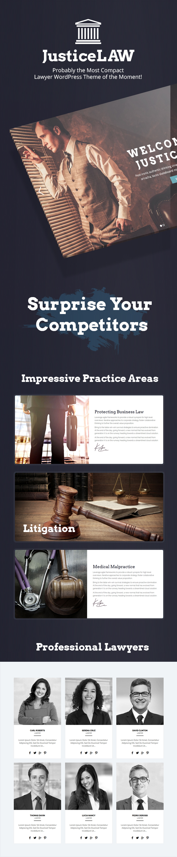 JusticeLAW - A Theme for Lawyers and Consultants - 3