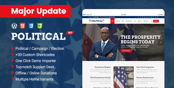 PoliticalWP – Political WordPress Theme